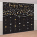 Black, Gold & Silver Happy New Year Giant Wall Decorating Kit | 9pcs - Zurchers