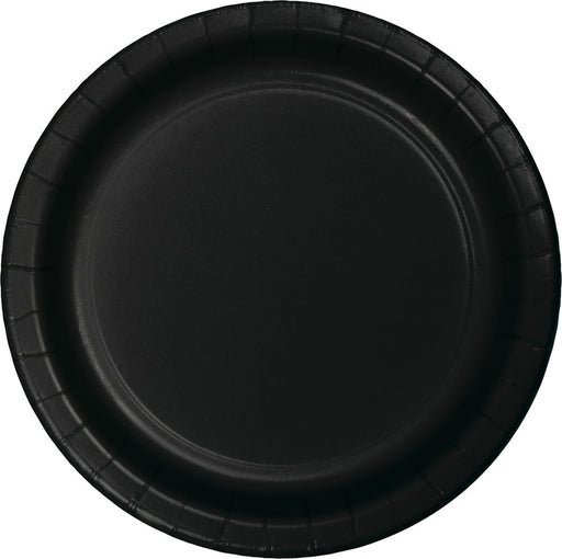 Black Paper Plates 9" | 24ct