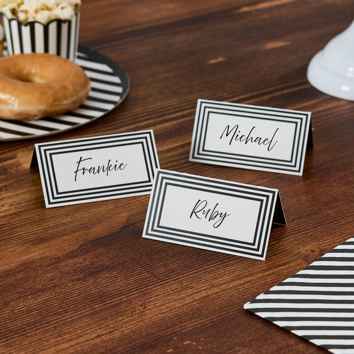 Black Place Cards | 10ct - Zurchers