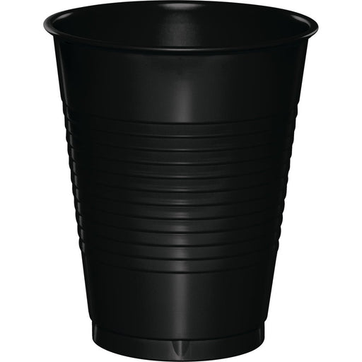 Black Plastic Cups 16oz | 20ct