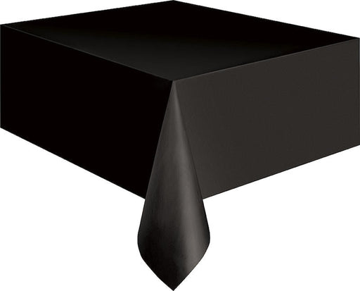 Black Flannel Back Tablecover | 1ct