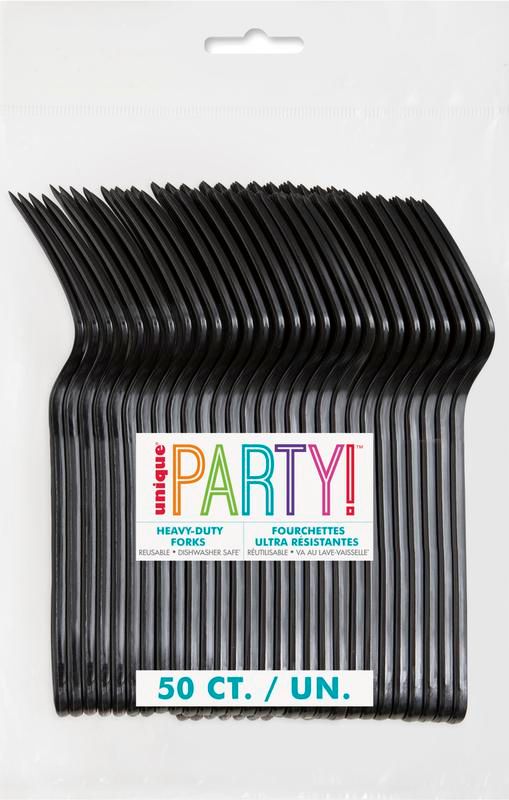 Black Premium Forks | 50ct