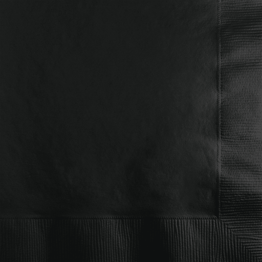 Black Velvet Beverage Napkins | 50ct