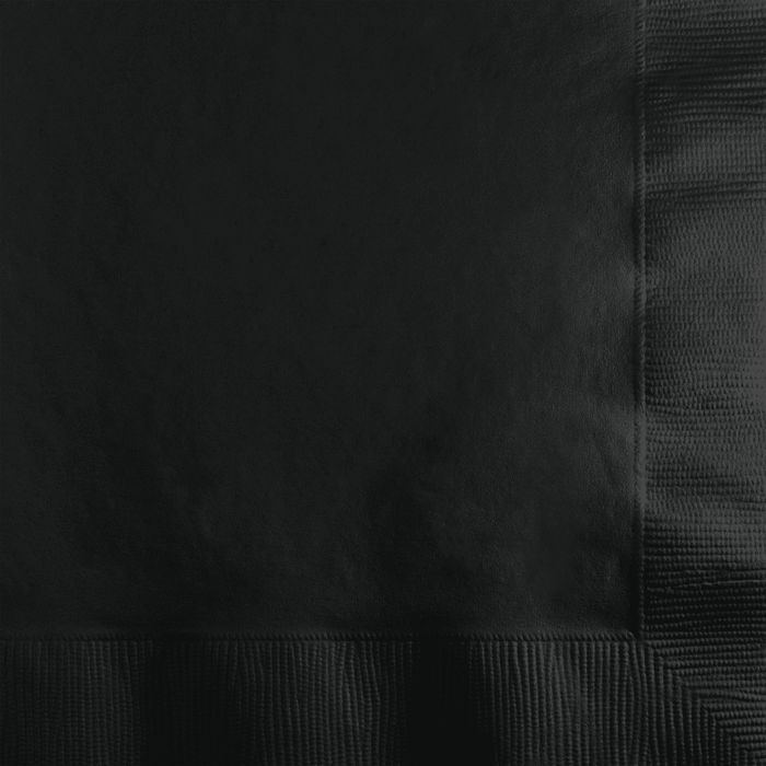 Black Velvet 2ply Beverage Napkins | 50ct - Zurchers