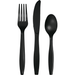 Black Velvet Premium Assorted Plastic Cutlery | 24ct - Zurchers