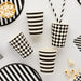 Black & White Patterned Paper Cups | 8ct - Zurchers