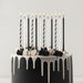 Black & White Tall Birthday Candles 5.5in | 12ct - Zurchers