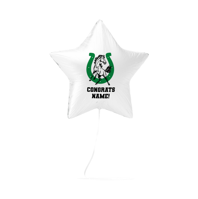 Blackfoot High School Custom Congrats Balloon 17" | 1ct (4ct Min) - Zurchers