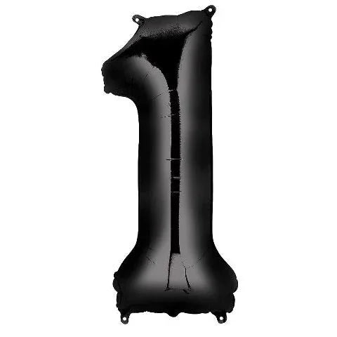 Black Jumbo Number Balloons 34" | 1 ct - Zurchers