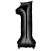 Black Jumbo Number Balloons 34" | 1 ct - Zurchers