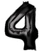 Black Jumbo Number Balloons 34" | 1 ct - Zurchers
