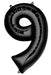 Black Jumbo Number Balloons 34" | 1 ct - Zurchers