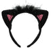 Black/Pink Cat Ears Headband | 1ct - Zurchers