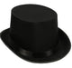 Black Satin Sleek Top Hat | 1ct - Zurchers
