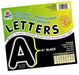 Black Self - Adhesive Letters, 4'' | 78 ct - Zurchers