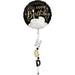 Black, Silver, & Gold Satin Birthday Airwalker Balloon | 1 ct - Zurchers