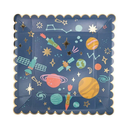 Blast Off Planet Paper Plate 10" | 8 ct - Zurchers