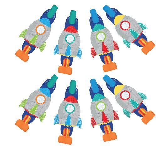 "Blast Off" Space Party Blow Outs | 8ct - Zurchers