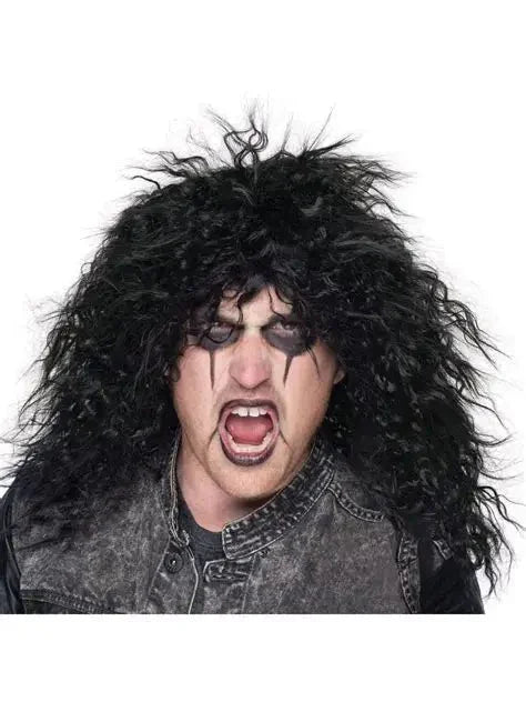 Black Hard Rocker Wig | 1ct - Zurchers