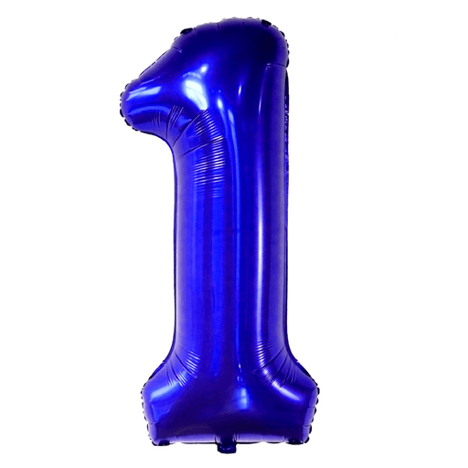 Blue Jumbo Number Balloons 34" | 1 ct - Zurchers