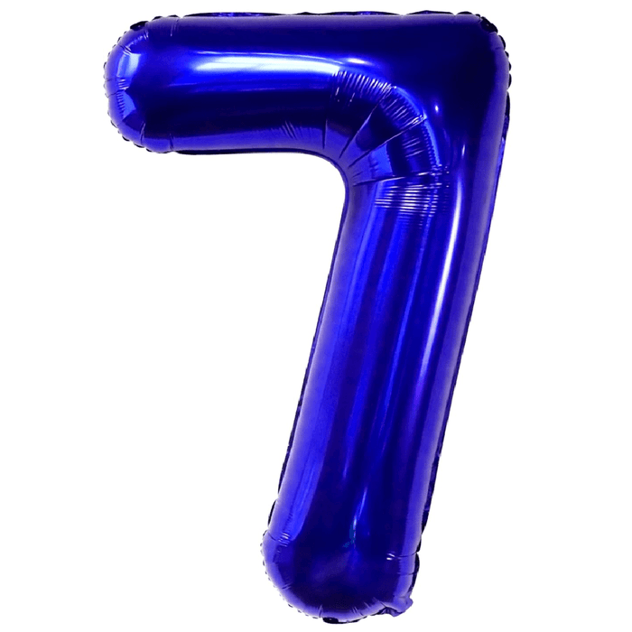 Blue Jumbo Number Balloons 34" | 1 ct - Zurchers