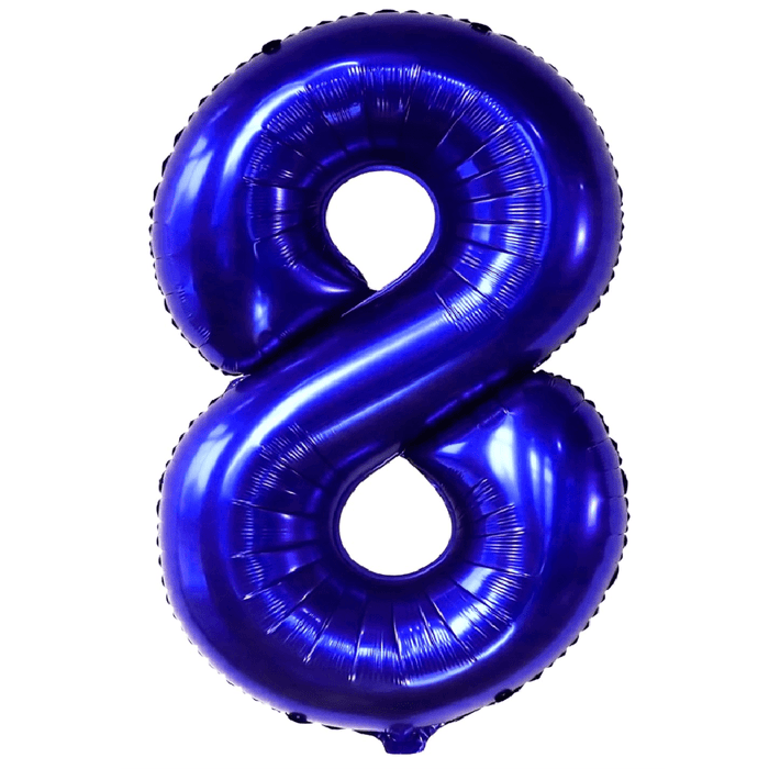 Blue Jumbo Number Balloons 34" | 1 ct - Zurchers