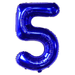 Blue Jumbo Number Balloons 34" | 1 ct - Zurchers