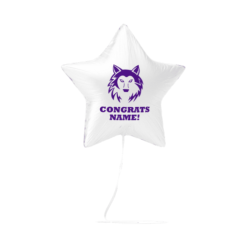 Blue Valley NW High School Custom Congrats Balloon 17" | 1ct (4ct Min)