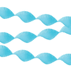 Robins egg Fringe Crepe Paper Streamer 1ct - Zurchers