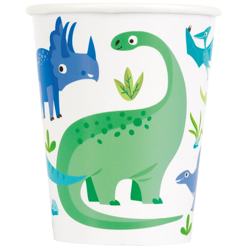 Blue/Green Dinosaur Cup 9oz | 8ct