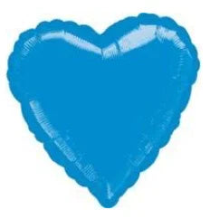 Blue Heart Mylar Balloon 18" | 1ct. - Zurchers