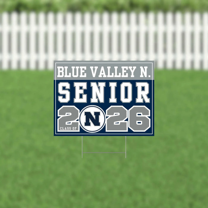 Blue Valley North KS 2026 Senior Yard Sign | 1ct - Zurchers