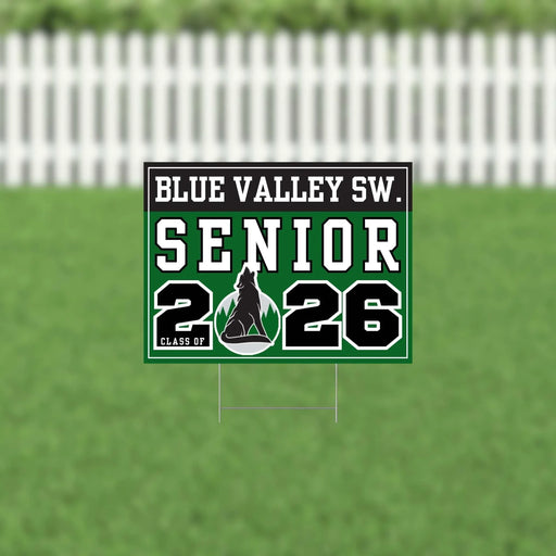 Blue Valley SW KS 2026 Senior Yard Sign | 1ct - Zurchers