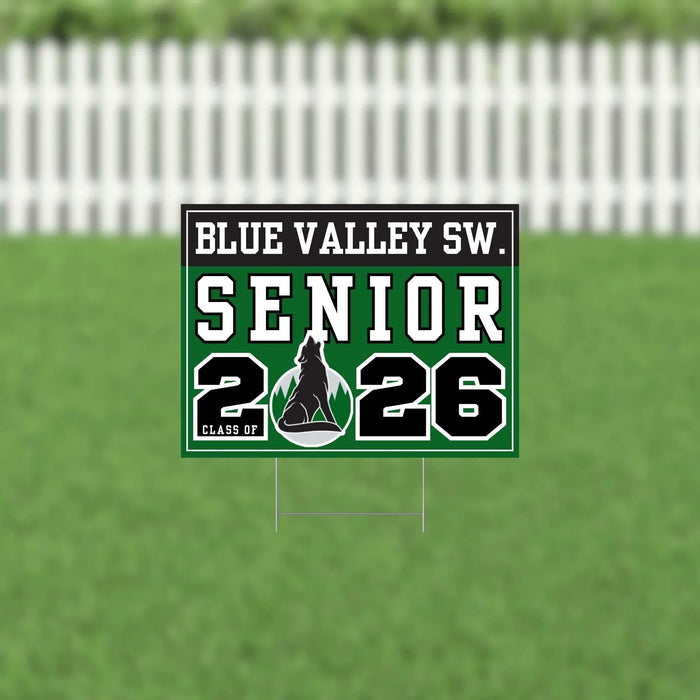 Blue Valley SW KS 2026 Senior Yard Sign | 1ct - Zurchers