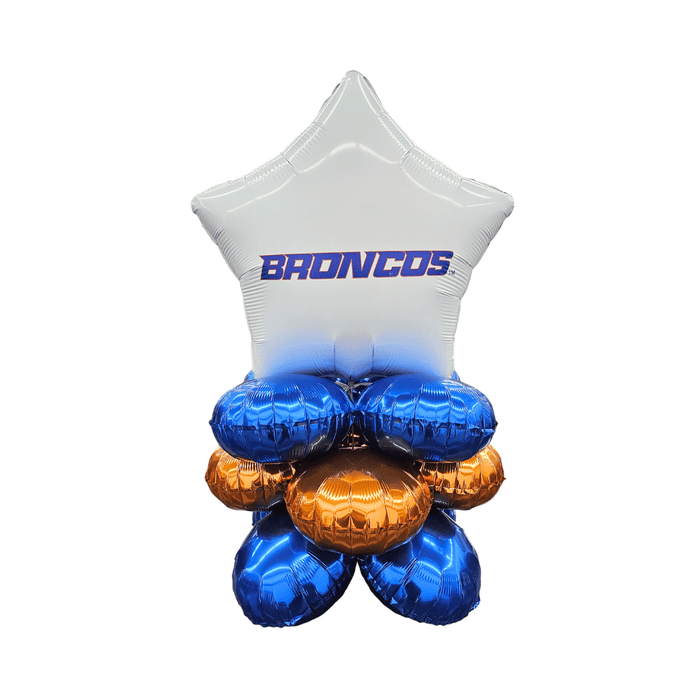 Boise St Broncos Wordmark Air-filled Balloon Quad 17" | 1ct
