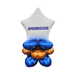 Boise St Broncos Wordmark Air-filled Balloon Quad 17" | 1ct