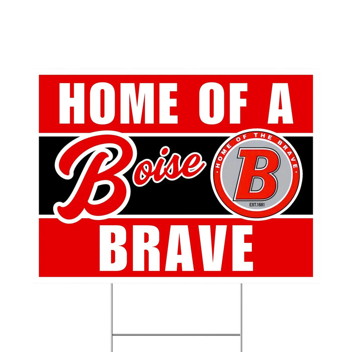 Boise High School Spirit Yard Sign 24" x 18" | 1 ct - Zurchers