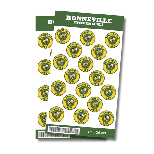 Bonneville Idaho High School Sticker Seal 1" | 36 ct - Zurchers