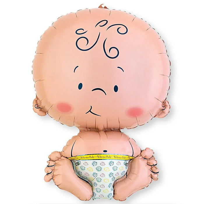 Bouncing Baby Supershape Mylar Balloon | 1 ct - Zurchers