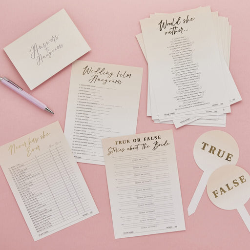 Bride To Be Trivia Activity Pack | 1ct