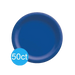 Bright Royal Blue 6.75'' Paper Plates | 50ct - Zurchers