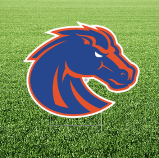 BSU Bronco Head Yard Sign 18x24" | 1ct