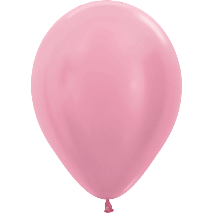 Bubble Gum Pink Latex Balloon w/ Helium & Hi - Float, 11" | 1 ct - Zurchers