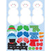 Build a Snowman Stickers 4 pk | 1 ct - Zurchers