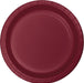 10in Paper Plate Burgundy - Party Supplies