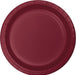 7in Paper Plate Burgundy - Party Supplies
