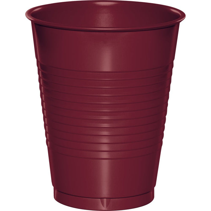 16oz Tumbler Burgundy - Party Supplies