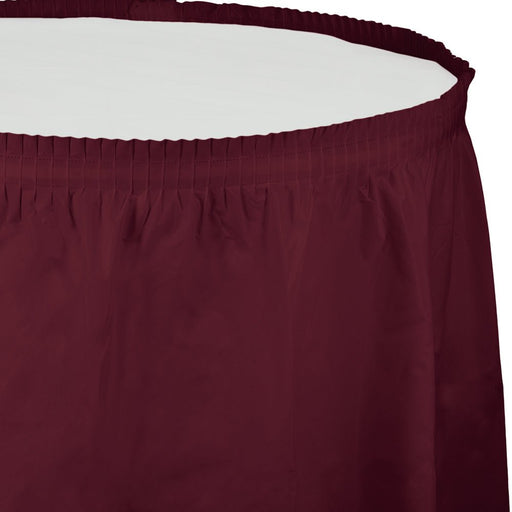 Burgundy Table Skirt | 1ct