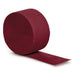 Burgundy Crepe Paper Streamer 81ft | 1ct - Zurchers