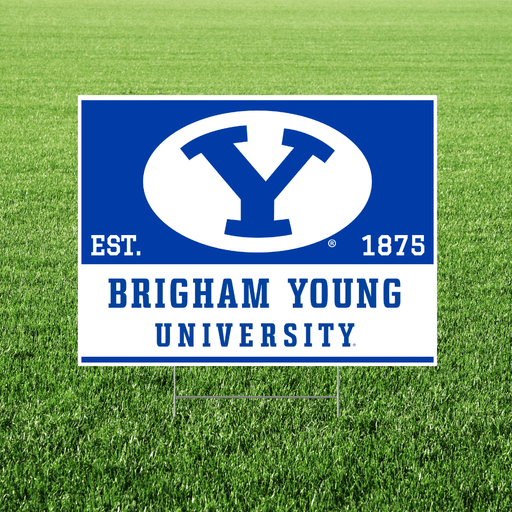 BYU Est 1875 Yard Sign 18x24" | 1ct
